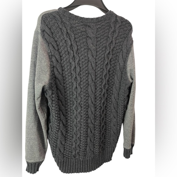 Athleta Madera Merino Wool Blend Chunky Knit Sweater  Gray Sz Xxs - Picture 5 of 14